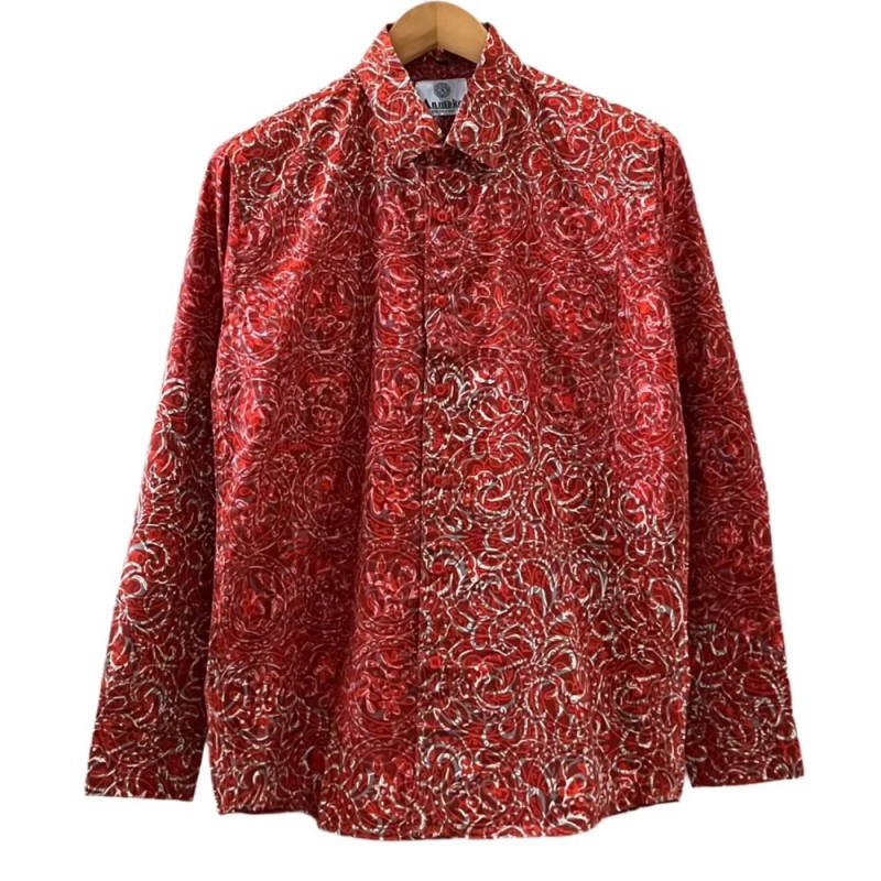 DAMANI Batik Men's Long Sleeve Shirt