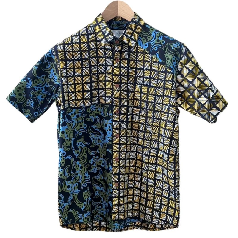 DAMANI Batik Men's Short Sleeve Shirt