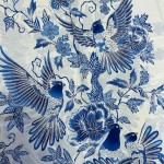 Birds gathered on Trees Porcelain - White