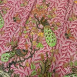 eacocks on Trees - Red