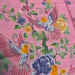 Birds gathered on Trees - Pink
