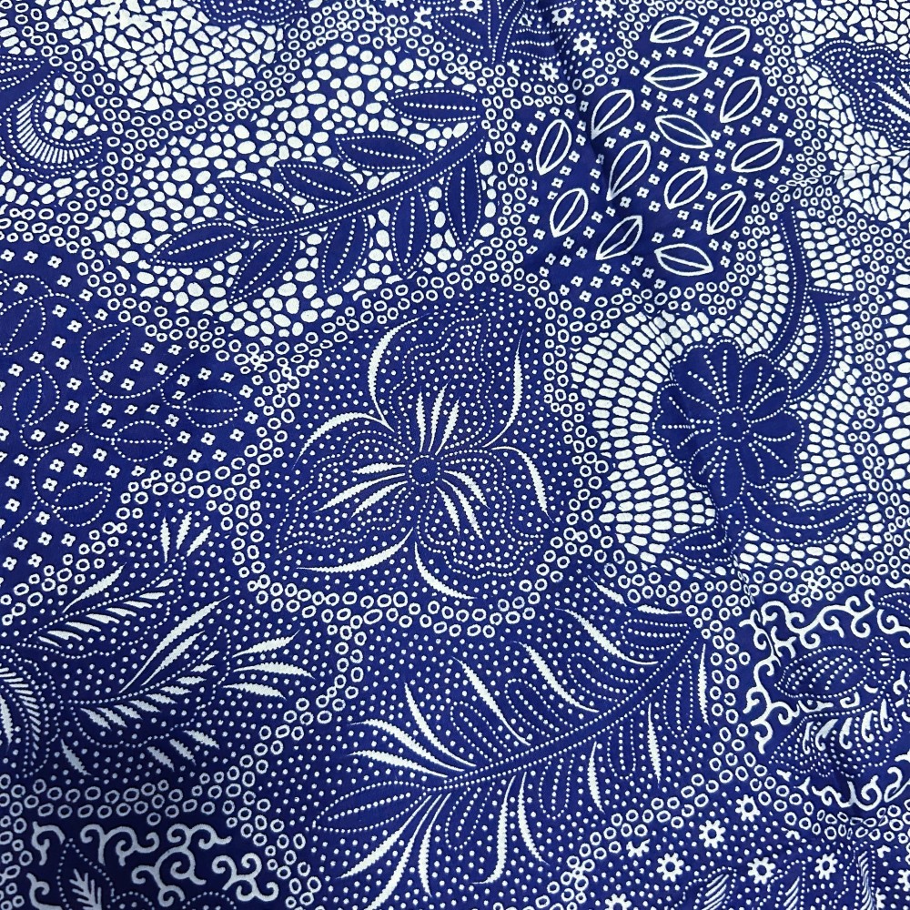 The Botanical Organic Batik - Blue The Botanical Organic Batik - Blue
