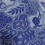 The Botanical Organic Batik - Blue