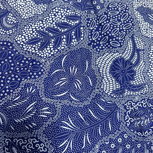 The Botanical Organic Batik - Blue
