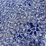 The Floral Vines Batik - Blue