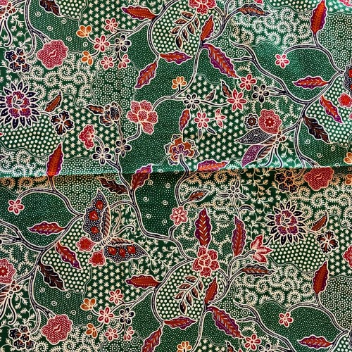 Butterfly Dance Ritual Batik 818 - Green