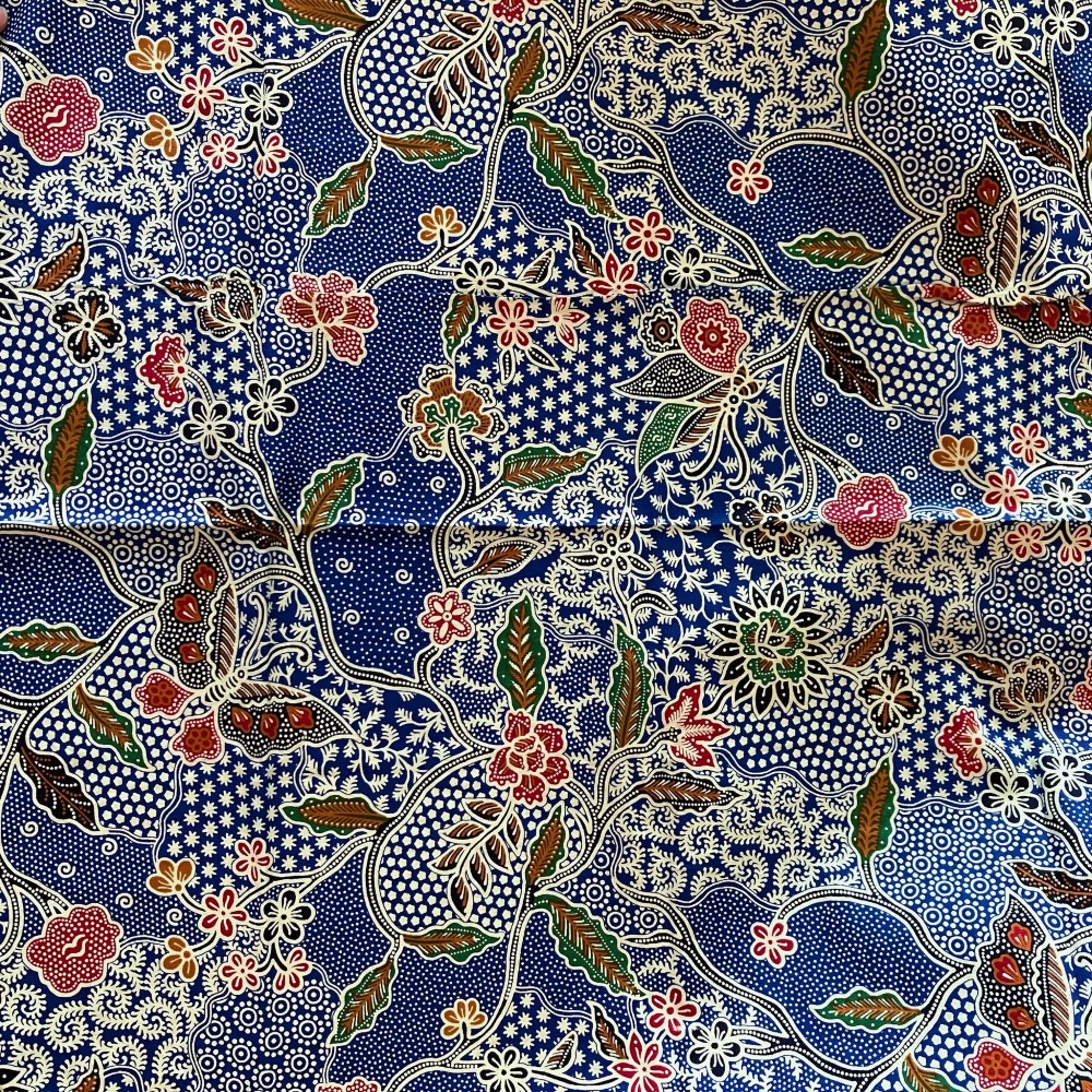 Butterfly Dance Ritual Batik 818 - Blue Butterfly Dance Ritual Batik 818 - Blue