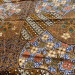 Traditional Padi Field Motif Batik - Blue
